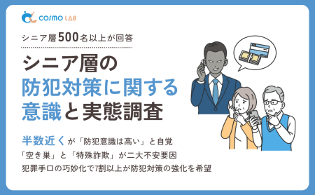 【2025年版】シニア層の防犯対策に関する意識と実態調査