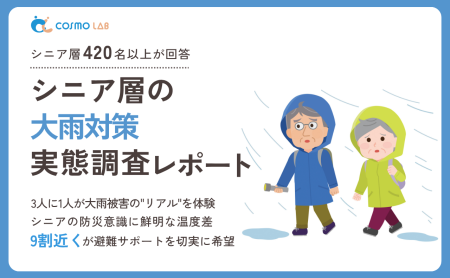 【2025年版】シニア層の大雨対策実態調査レポート