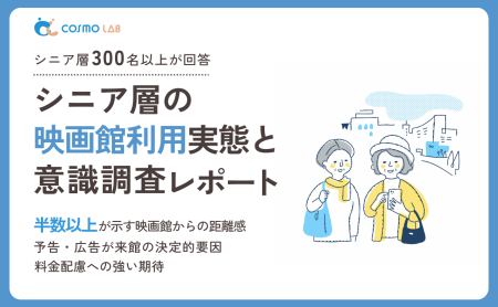 【無料配布】シニア層の映画館利用実態と意識調査レポート 2025年