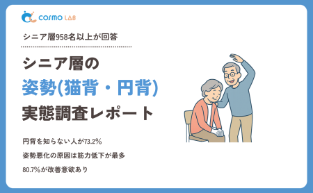 【2025年版】シニア層の姿勢（猫背・円背）に関する実態調査レポート