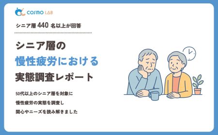 【2023年】シニアの 慢性疲労 に関するアンケート・市場調査レポート